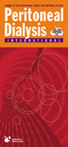 PERITONEAL DIALYSIS INTERNATIONAL雜志封面